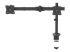 StarTech.com Desk Mount Triple Monitor Arm, Ergonomic VESA 3 Monitor Mount up to 27", Articulating & Height Adjustable Pole Mount, Tilt/Swivel/Rotate LCD/LED Screen, Desk Clamp/Grommet - Nærbilde