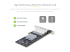 StarTech.com 4-Port GbE SFP Network Card, PCIe 2.0 x2, Intel I350-AM4 4x 1GbE Controller, 1000BASE Copper/Fiber Optic, Quad-Port Gigabit Ethernet NIC, Desktop/Server Backplanes - Tilbake
