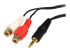 StarTech.com 6 ft. (1.8 m) 3.5mm to RCA Cable - Høyre vinkel
