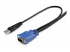 StarTech.com 6 ft Ultra-Thin USB 2-in-1 KVM Cable - Nærbilde