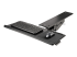 StarTech.com Under Desk Keyboard Tray, Full Motion & Height Adjustable Keyboard and Mouse Tray, 10" x 26" Platform, Ergonomic Sliding Computer Keyboard Holder with Mouse Pad & Wrist Rest - Høyre vinkel