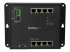 StarTech.com Industrial 8 Port Gigabit Ethernet Switch w/2 MSA SFP Slots L2 Managed Network RJ45 LAN Layer2 Switch Din Rail Hardened IP-30 (IES101G2SFPW) - Topp