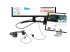 StarTech.com USB C Multiport Adapter, USB-C Mini Dock, USB-C to 4K 60Hz HDMI 2.0, With 100W Power Delivery Pass-Through Charging, 3-Port USB 3.0 Hub, Audio, USB Type-C Multiport Adapter - Høyre vinkel