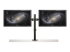 StarTech.com Desk Mount Dual Monitor Arm, Desk Clamp / Grommet VESA Monitor Mount for up to 32 inch Displays, Ergonomic Articulating Monitor Arm, Height Adjustable/Tilt/Swivel/Rotating - Fremsiden