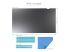 StarTech.com Monitor Privacy Screen for 21 inch PC Display, Computer Screen Security Filter, Blue Light Reducing Screen Protector Film, 16:9 Widescreen, Matte/Glossy, +/-30 Degree Viewing - Fremsiden