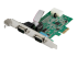 StarTech.com 2-port PCI Express RS232 Serial Adapter Card, PCIe RS232 Serial Host Controller Card, PCIe to Dual Serial DB9 COM Port Card, 16950 UART, Expansion Card, Windows, macOS, Linux - Høyre vinkel