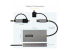 StarTech.com USB to Dual HDMI Adapter, USB A/C to 2x HDMI Monitors (1x 4K 30Hz, 1x 1080p), Integrated USB-A to C Dongle, 4in/11cm Cable, Windows & macOS - Flere vinkler