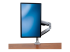 Startech Desk Mount Monitor Arm, Heavy Duty Ergonomic VESA Monitor Arm, Single Display up to 9kg, Full Motion, Height Adjustable, Articulating, Aluminum, C-Clamp/Grommet, Silver - Fremsiden
