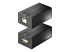 StarTech.com USB 2.0 Extender over Cat5e/Cat6 Cable (RJ45), 492ft/150m USB Over Ethernet Extender/Adapter Kit - Høyre vinkel
