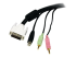 StarTech.com 4-in-1 USB DVI KVM Cable - Nærbilde