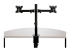 StarTech.com Desk Mount Dual Monitor Arm, Desk Clamp / Grommet VESA Monitor Mount for up to 32 inch Displays, Ergonomic Articulating Monitor Arm, Height Adjustable/Tilt/Swivel/Rotating - Tilbake