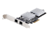 StarTech.com 2-Port 10Gbps PCIe Network Adapter Card, Network Card for PCs/Servers, Full-Height/Low-Profile PCIe Ethernet Card w/Jumbo Frames, NIC/LAN Interface Card - Venstre vinkel