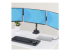 Startech Triple Monitor Desk Mount For Up To Three 27in Screens, VESA 75x75/100x100, Tool-Less Arm Adjustments, C-Clamp/Grommet Mount, Spring-Assisted Arms - Høyre vinkel