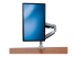 Startech Desk Mount Monitor Arm, Heavy Duty Ergonomic VESA Monitor Arm, Single Display up to 9kg, Full Motion, Height Adjustable, Articulating, Aluminum, C-Clamp/Grommet, Silver - Fremsiden