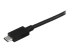 StarTech.com 6ft/1.8m USB C to DisplayPort 1.2 Cable 4K 60Hz, USB-C to DisplayPort Adapter Cable HBR2, USB Type-C DP Alt Mode to DP Monitor Video Cable, Works with Thunderbolt 3, Black - Nærbilde