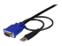 StarTech.com 6 ft Ultra-Thin USB 2-in-1 KVM Cable - Nærbilde