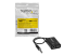 StarTech.com Black Slim Mini Jack Headphone Splitter Cable Adapter - Fremsiden