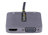 StarTech.com USB C Video Adapter, USB C to HDMI VGA Multiport Adapter w/ 3.5mm Audio Output, 4K 60Hz, HDR, 100W PD 3.0, USB C Monitor Adapter for Laptop, Thunderbolt 3/4 Compatible - Nærbilde