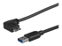 StarTech.com 0.5m 20in Slim Micro USB 3.0 Cable M/M - Høyre vinkel