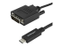 StarTech.com 3.3 ft / 1 m USB-C to DVI Cable - Høyre vinkel