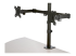 StarTech.com Desk Mount Dual Monitor Arm, Desk Clamp / Grommet VESA Monitor Mount for up to 32 inch Displays, Ergonomic Articulating Monitor Arm, Height Adjustable/Tilt/Swivel/Rotating - Høyre vinkel