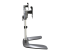StarTech.com Dual Monitor Stand, Ergonomic Desktop Monitor Stand for up to 32" VESA Displays, Free-Standing Articulating Universal Computer Monitor Mount, Adjustable Height, Silver - Venstre side
