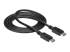 StarTech.com 5m Long DisplayPort 1.2 Cable with Latches DisplayPort 4k - Venstre vinkel
