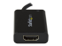 StarTech.com USB C to HDMI 2.0 Adapter with Power Delivery, 4K 60Hz USB Type-C to HDMI Display/Monitor Video Converter, 60W PD Pass-Through Charging Port, Thunderbolt 3 Compatible, Black - Nærbilde