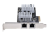 StarTech.com 2-Port 10Gbps PCIe Network Adapter Card, Network Card for PCs/Servers, Full-Height/Low-Profile PCIe Ethernet Card w/Jumbo Frames, NIC/LAN Interface Card - Venstre side