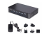 StarTech.com 4-Port DisplayPort 1.4 KVM Switch, 8K 60Hz / 4K 144Hz, 2x USB 3.0 Ports, 4x USB 2.0 Ports, Hotkey Switching, TAA Compliant (D86A2-4-PORT-8K-KVM) - Høyre vinkel
