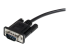 StarTech.com 0.5m Black Straight Through DB9 RS232 Serial Cable - Høyre vinkel