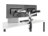 StarTech.com Desk Mount Dual Monitor Arm - Tilbake