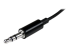 StarTech.com Black Slim Mini Jack Headphone Splitter Cable Adapter - Nærbilde