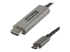 StarTech.com 6ft (2m) USB C to HDMI Cable 4K 60Hz with HDR10, Ultra HD USB Type-C to 4K HDMI 2.0b Video Adapter Cable, USB-C to HDMI HDR Monitor/Display Converter, DP 1.4 Alt Mode HBR3 - Høyre vinkel