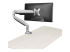 Startech Desk Mount Monitor Arm, Heavy Duty Ergonomic VESA Monitor Arm, Single Display up to 9kg, Full Motion, Height Adjustable, Articulating, Aluminum, C-Clamp/Grommet, Silver - Tilbake