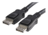 StarTech.com 2m Certified DisplayPort 1.2 Cable M/M with Latches DP 4k - Høyre vinkel