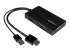 StarTech.com Travel A/V Adapter 3-in-1 HDMI to DisplayPort VGA or DVI - Høyre vinkel