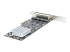StarTech.com 4-Port 2.5Gbps NBASE-T PCIe Network Card, Intel I225-V Chip, Quad Port Computer Network Card, Multi-Gigabit NIC, PCI Express Server LAN Card, Desktop Ethernet Interface Card, PCI Express 2.0 (PR42GI-NETWORK-CARD) - Høyre vinkel