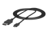StarTech.com 6ft/1.8m USB C to DisplayPort 1.2 Cable 4K 60Hz, USB-C to DisplayPort Adapter Cable HBR2, USB Type-C DP Alt Mode to DP Monitor Video Cable, Works with Thunderbolt 3, Black - Høyre vinkel