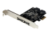 StarTech.com 2 Port PCI Express SATA 6 Gbps eSATA Controller Card - Venstre vinkel