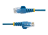 StarTech.com 50cm Slim LSZH CAT6 Ethernet Cable, 10 Gigabit Snagless RJ45 100W PoE Patch Cord, CAT 6 10GbE UTP Network Cable w/Strain Relief, Blue, Fluke Tested/ETL, Low Smoke Zero Halogen - Flere vinkler