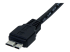 StarTech.com 0.5m (1.5ft) Black SuperSpeed USB 3.0 Cable A to Micro B - Høyre vinkel
