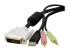 StarTech.com 4-in-1 Cable for KVMs with Dual Link DVI and USB - Nærbilde
