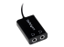 StarTech.com Black Slim Mini Jack Headphone Splitter Cable Adapter - Nærbilde