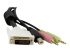 StarTech.com 4-in-1 Cable for KVMs with Dual Link DVI and USB - Nærbilde