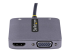 StarTech.com USB C Video Adapter, USB C to HDMI VGA Multiport Adapter w/ 3.5mm Audio Output, 4K 60Hz, HDR, 100W PD 3.0, USB C Monitor Adapter for Laptop, Thunderbolt 3/4 Compatible - Nærbilde