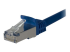 StarTech.com 10ft CAT6A Ethernet Cable, 10 Gigabit Shielded Snagless RJ45 100W PoE Patch Cord, CAT 6A 10GbE STP Network Cable w/Strain Relief, Blue, Fluke Tested/UL Certified Wiring/TIA - Nærbilde
