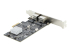 StarTech.com 2-Port 2.5Gbps NBASE-T PCIe Network Card, Intel I225-V, Dual-Port Computer Network Card, Multi-Gigabit NIC, PCI Express Server LAN Card, Desktop Ethernet Interface - Høyre vinkel