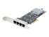 StarTech.com 4-Port 2.5Gbps NBASE-T PCIe Network Card, Intel I225-V Chip, Quad Port Computer Network Card, Multi-Gigabit NIC, PCI Express Server LAN Card, Desktop Ethernet Interface Card, PCI Express 2.0 (PR42GI-NETWORK-CARD) - Venstre vinkel