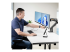 Startech Desk Mount Dual Monitor Arm w/ Crossbar, Up To 27" Displays - Høyre vinkel
